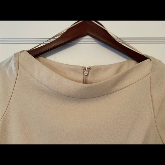 Jessica Simpson Boatneck 3/4 sleeve winter white dress - Picture 4 of 5